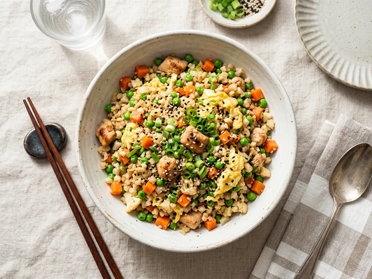 Chicken Cauliflower Fried Rice